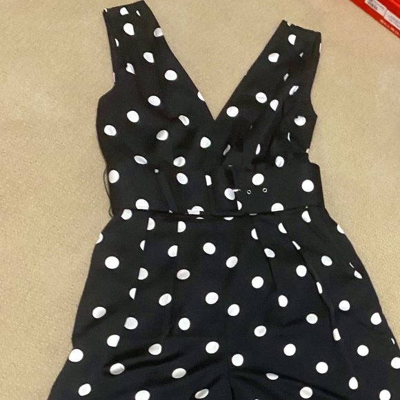 J Crew Black and White Jumpsuit - Picture 1 of 2